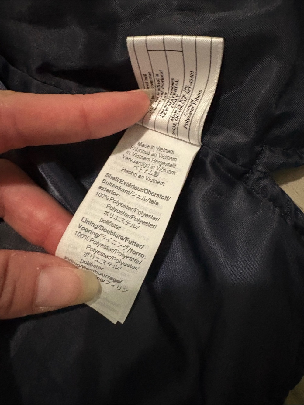 Crewcuts Kids Quilted Navy Vest Size 6/7 - Picture 6 of 7